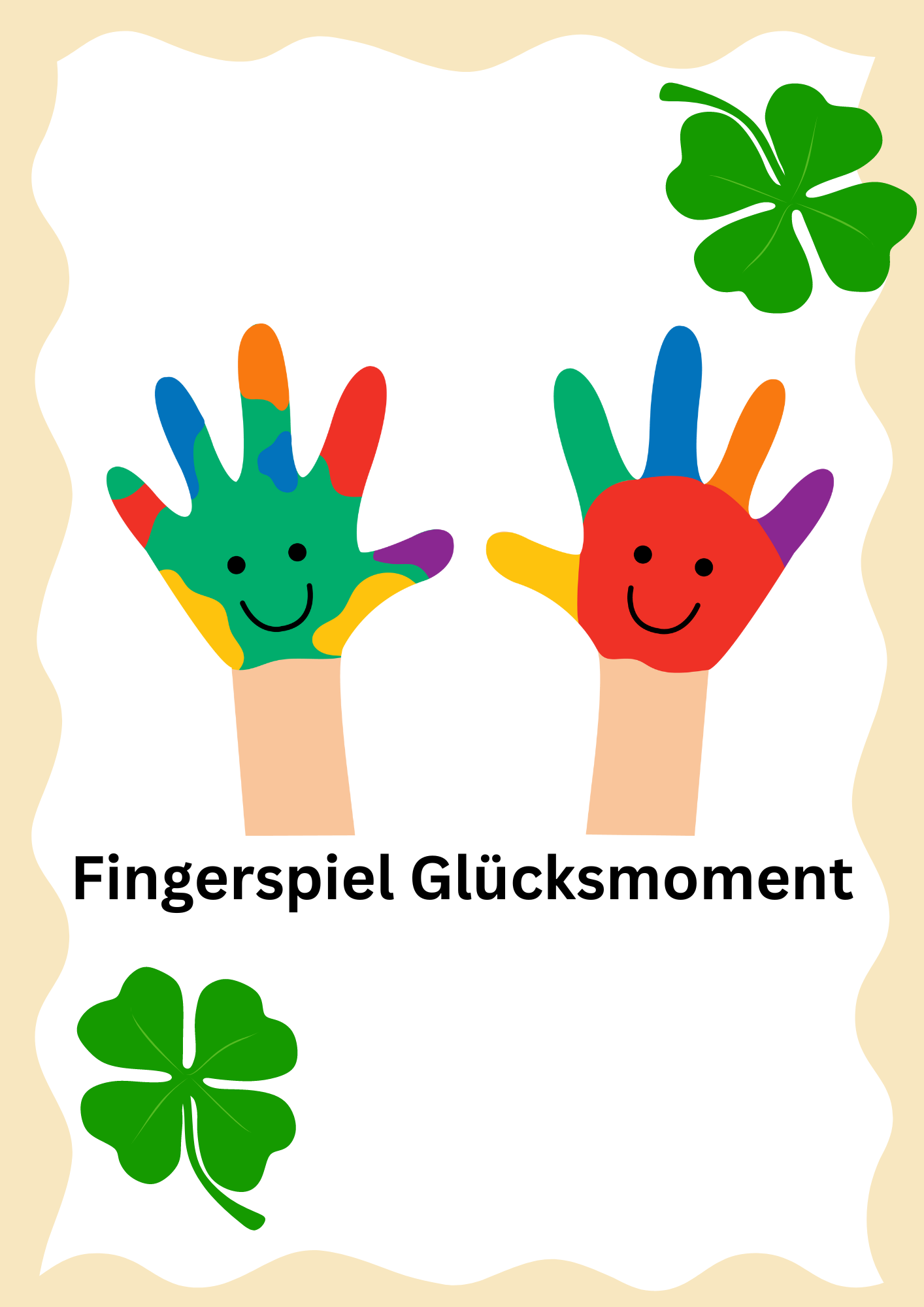 Fingerspiel "Glücksmoment"