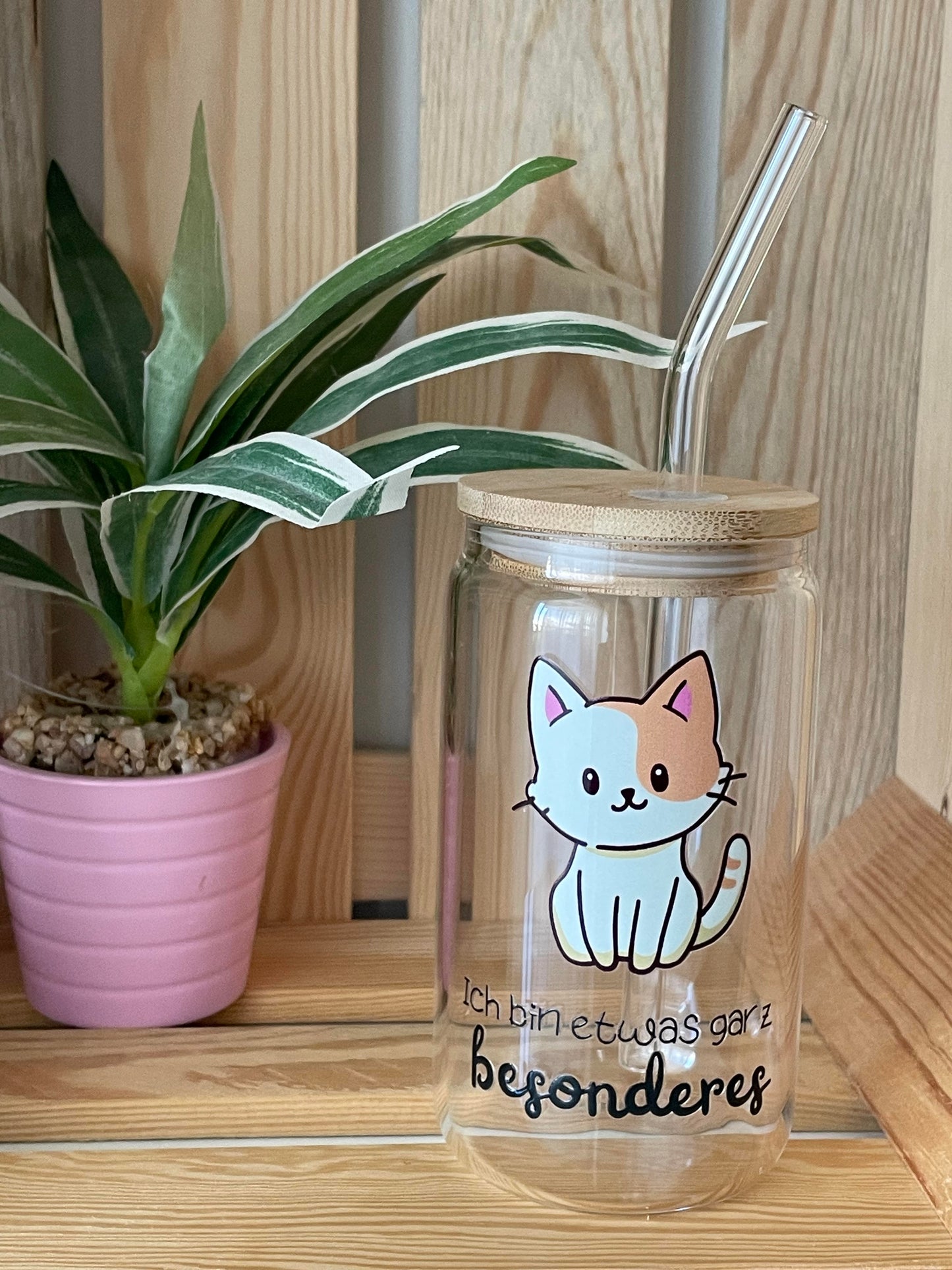 Trinkglas mit Katze: Ich bin etwas ganz besonderes