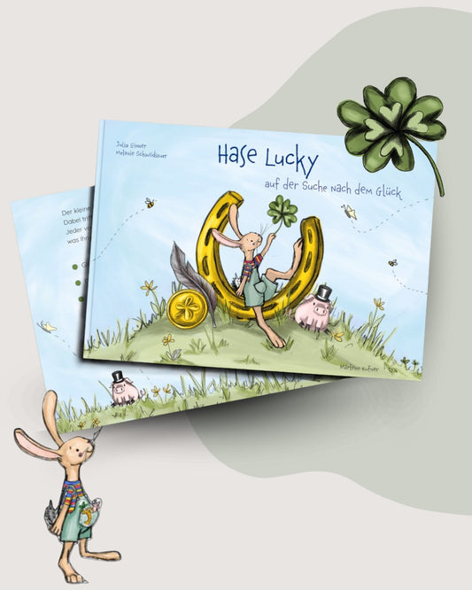 Bilderbuch "Hase Lucky auf der Suche nach dem Glück"