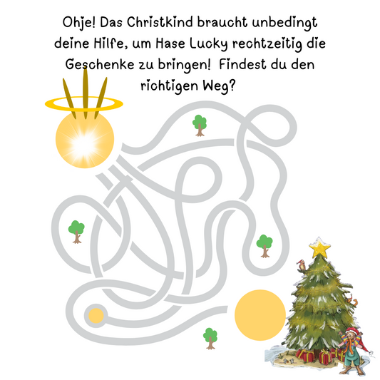 Rätselspaß- Das Christkind braucht deine Hilfe