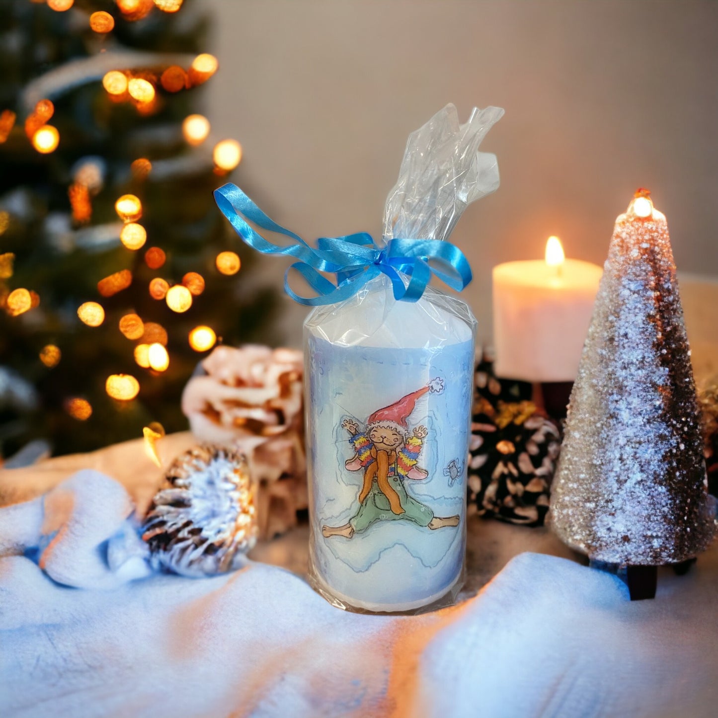 Weihnachtliche Kerze