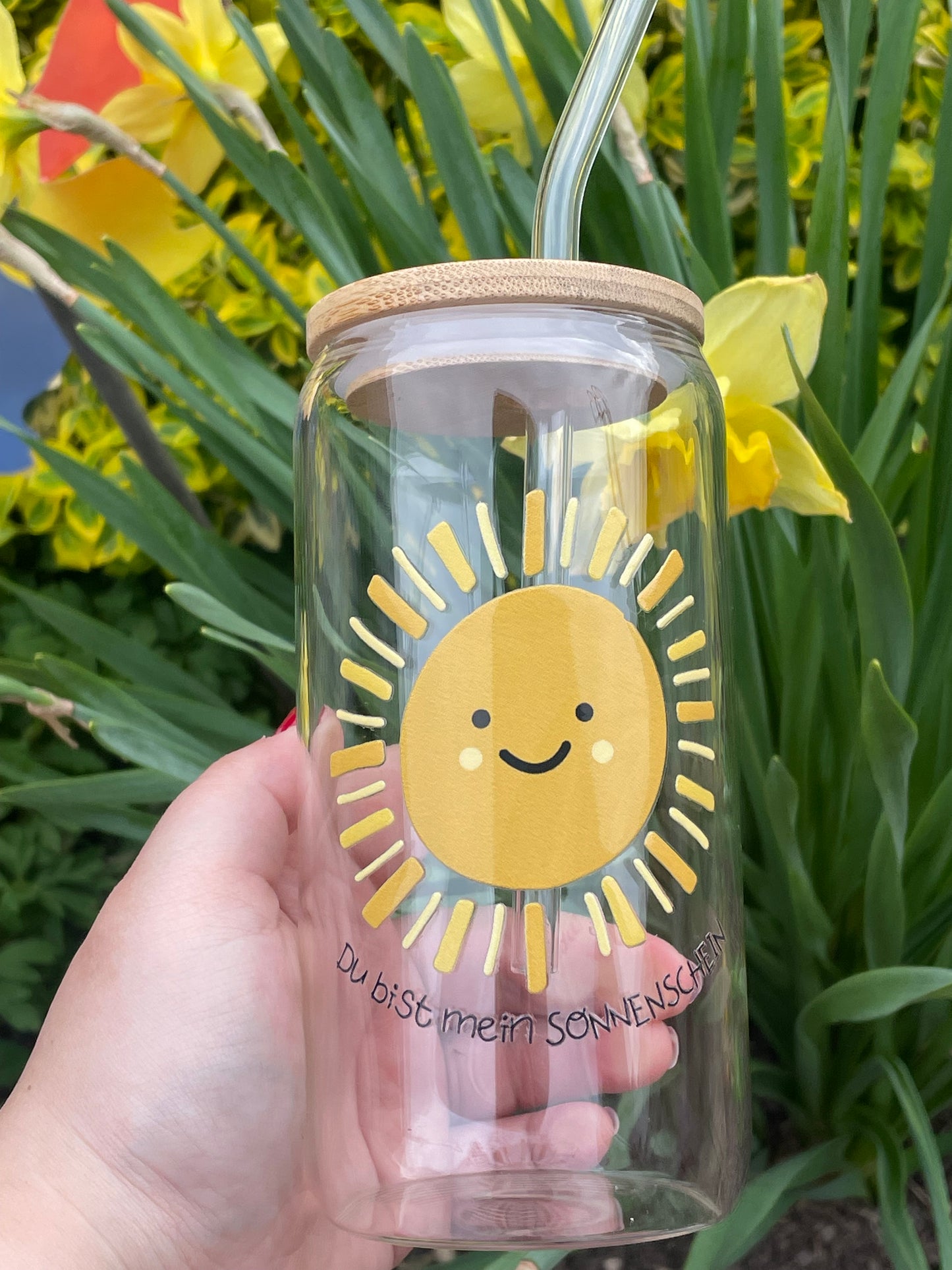Trinkglas groß: Du bist mein Sonnenschein