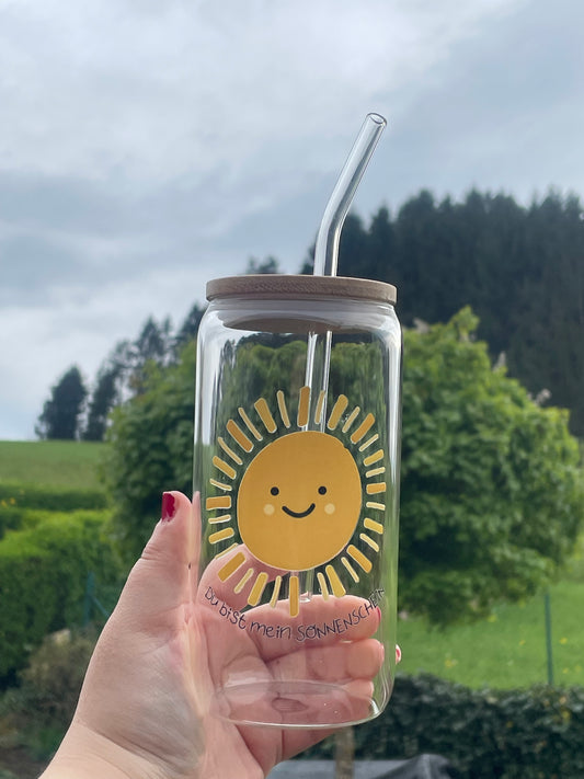 Trinkglas groß: Du bist mein Sonnenschein