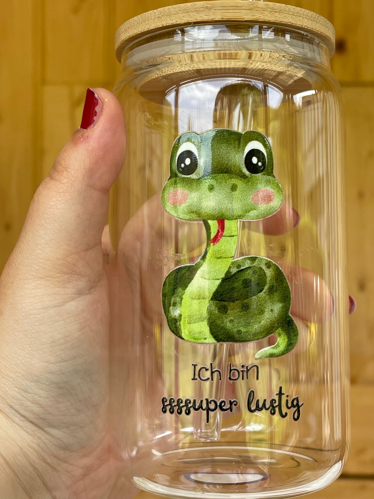 Trinkglas klein: Ich bin super lustig